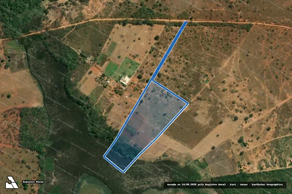 Imagem de satélite de FAZENDA VACA MANSA - JACU em Engenheiro Navarro - MG
