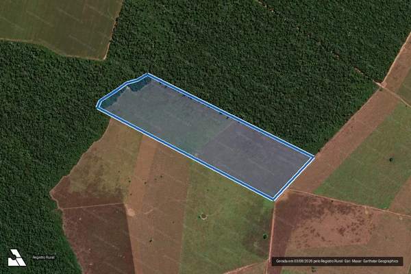 Imagem de satélite de Fazenda Santo Antonio IV - 001 em Marcelândia - MT
