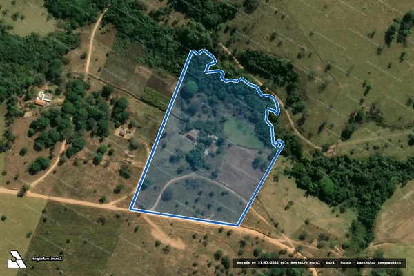 Imagem de satélite de Fazenda do Areão - Gleba 01 em Santo Antônio do Monte - MG