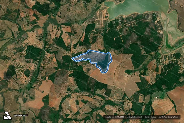 Imagem de satélite de FAZENDA FUNDÃO em Cláudio - MG