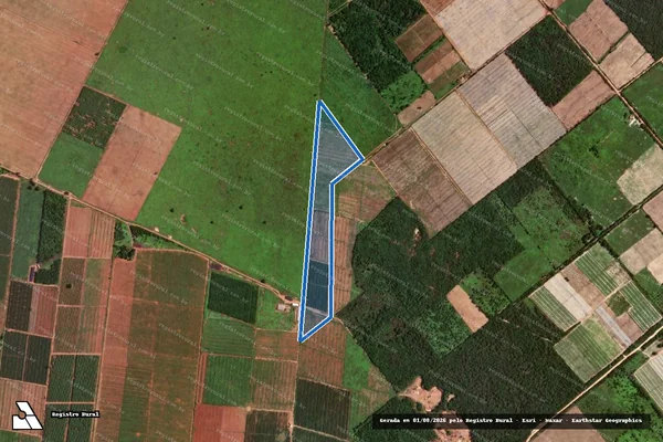 Imagem de satélite de PROJETO DE ASSENTAMENTO MAÍSA ? LOTE 966 - Parte 1 em Baraúna - RN