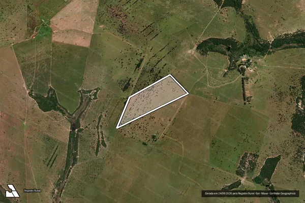 Imagem de satélite de FAZENDA SÃO JOSÉ - Desmembrada em Coxim - MS