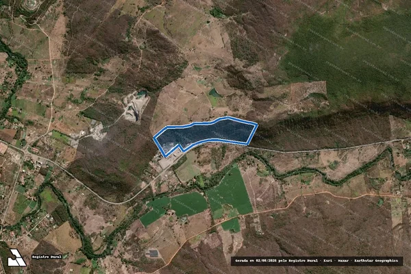 Imagem de satélite de FAZENDA VISTA ALEGRE - Parte 1 em Salinas - MG