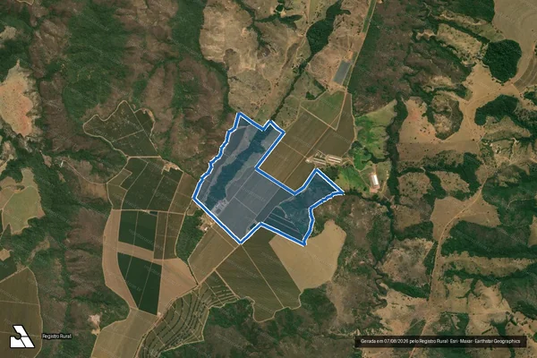 Imagem de satélite de Fazenda Caixetas - 001 em Patos de Minas - MG
