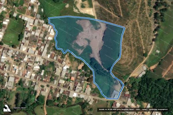 Imagem de satélite de FAZENDA JOÃO DE MATOS OU ONÇA - 05 em Muriaé - MG