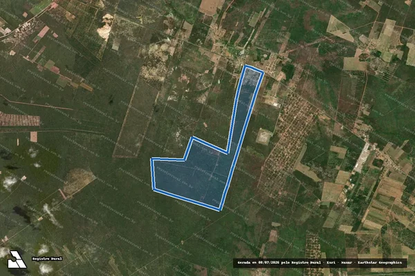 Imagem de satélite de PROJETO DE ASSENTAMENTO TERRA NOSSA - 002 em Mossoró - RN