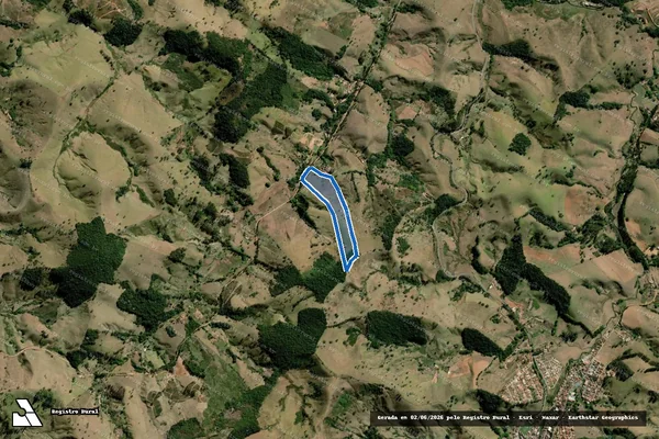 Imagem de satélite de FAZENDA AMARELA - GLEBA 3 em Cristina - MG