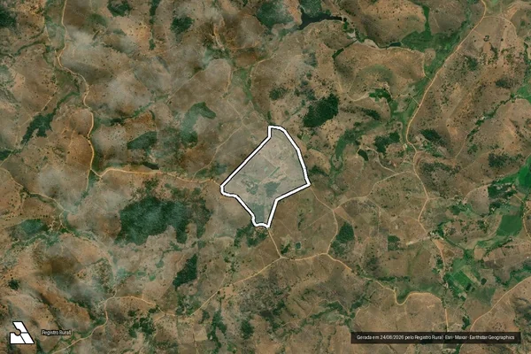 Imagem de satélite de FAZENDA ZE AGRIPINO - Gleba 02 em Fernandes Tourinho - MG