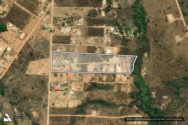 Imagem de satélite de Fazenda Boa Safra - Parte 50 em Baldim - MG