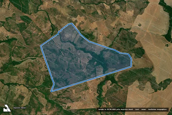 Imagem de satélite de FAZENDA SANTA RITA - Parte 1 em Fortaleza dos Nogueiras - MA