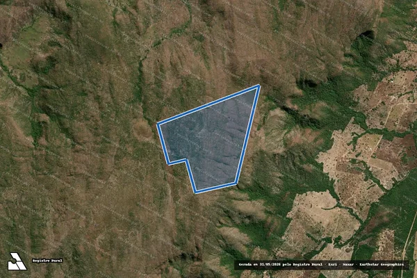 Imagem de satélite de FAZENDA BURITI ALTO em Monte Alegre de Goiás - GO