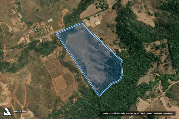 Imagem de satélite de FAZENDA MONJOLOS - Parte 1 em Virginópolis - MG