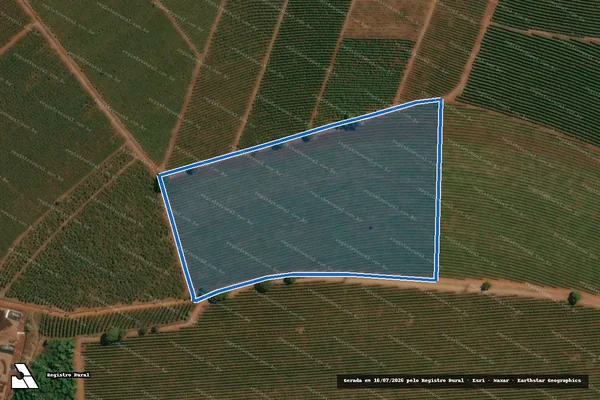 Imagem de satélite de Fazenda Três Marias - Fazenda Três Marias em Ibiraci - MG