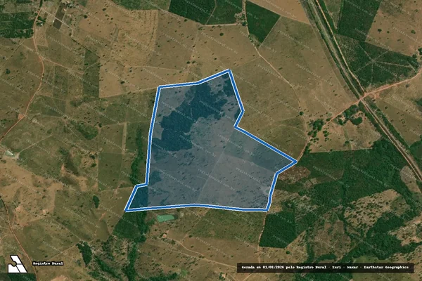 Imagem de satélite de FAZENDA SÃO LOURENÇO - PARTE 1 em João Lisboa - MA