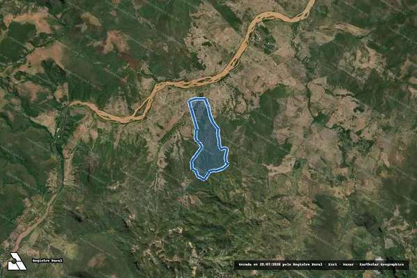 Imagem de satélite de FAZENDA BORBOREMA - Parte 2 em Jequitinhonha - MG