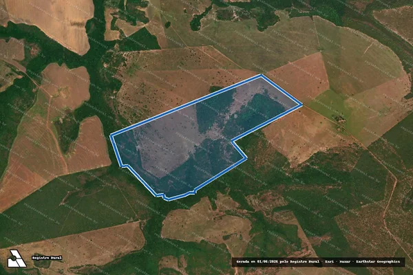 Imagem de satélite de Fazenda Paraíso - Parte 2 em General Carneiro - MT