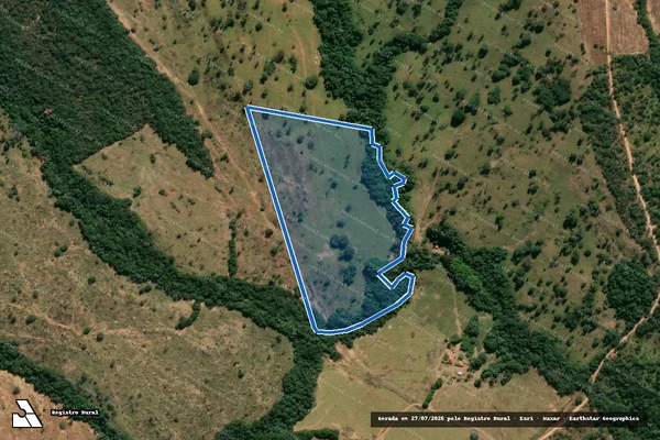 Imagem de satélite de Fazenda Santa Bárbara  - 001 em Corumbaíba - GO