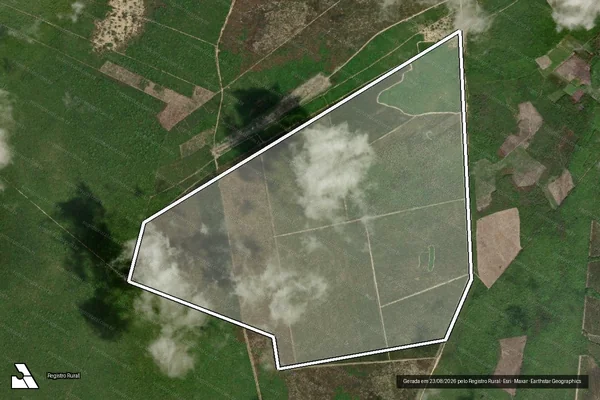 Imagem de satélite de FAZENDA FORTALEZA - Parte 1 em Urbano Santos - MA