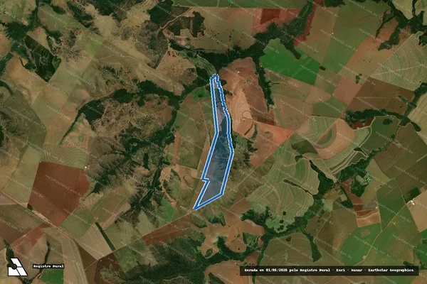 Imagem de satélite de Parte da Fazenda Boa Vista - Parcela 1 em Ponta Porã - MS