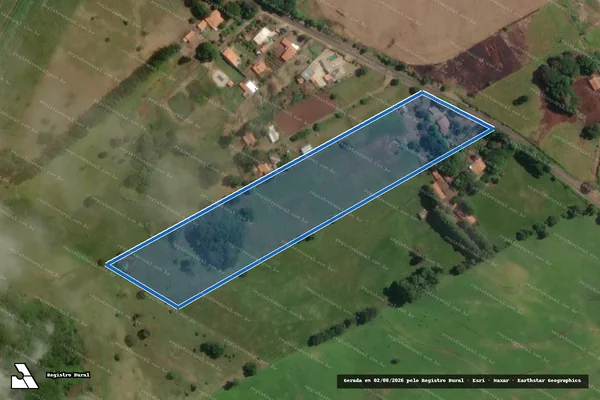Imagem de satélite de Chácara São João - Parte 1 em Fartura - SP