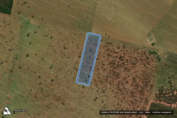 Imagem de satélite de FAZENDA NOSSA SENHORA DE APARECIDA - PARCELA 38 em Três Lagoas - MS