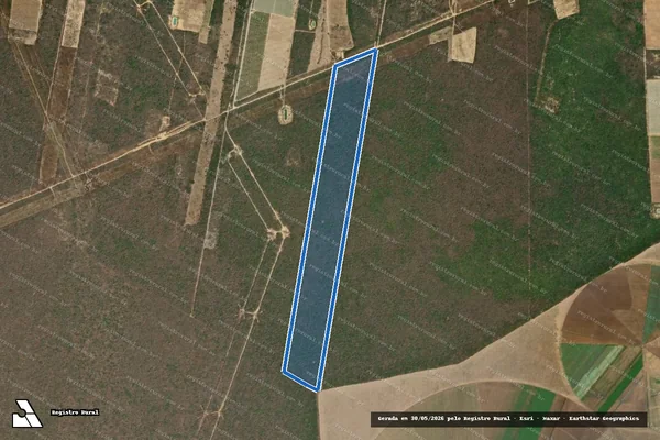 Imagem de satélite de FAZENDA SERRASCO- TRIZIDELA-GLEBA SUL - Parte 1 em Ubajara - CE