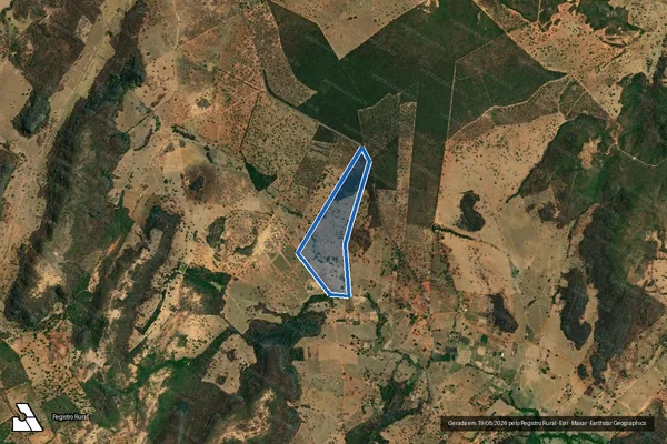 Imagem de satélite de Fazenda Mucambo Firme - Parte 1 em Montes Claros - MG