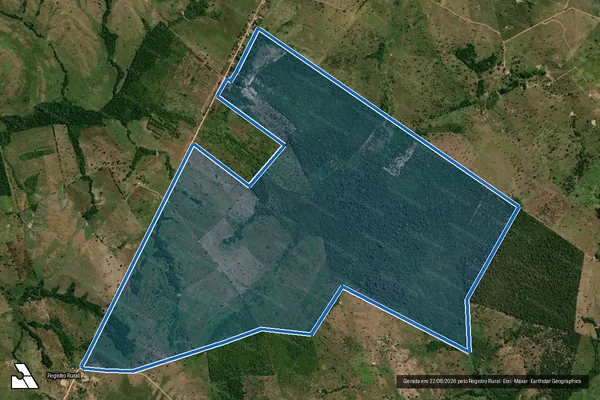 Imagem de satélite de Fazenda Mandacaru - 001 em Piçarra - PA