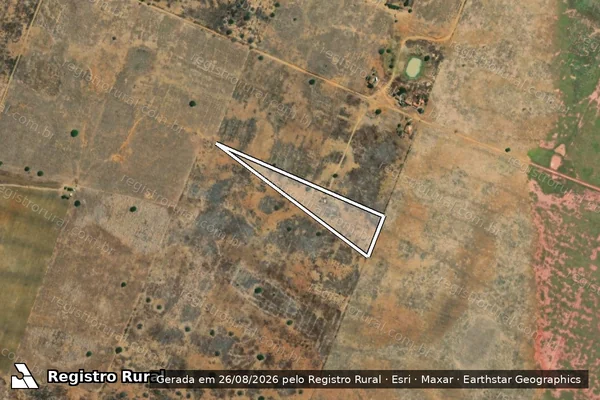 Imagem de satélite de LOTE 10 - PAI PEDRO - Projeto de Assentamento João Paulo II - Parte 1 em Pai Pedro - MG