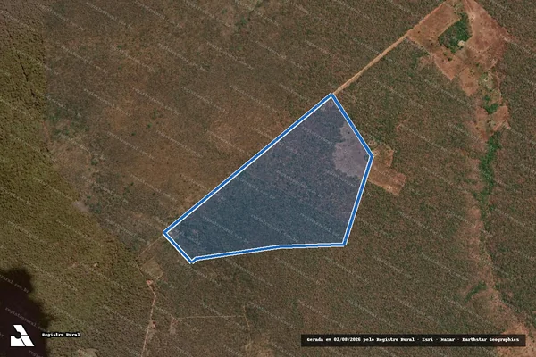 Imagem de satélite de PE Lagoa das Covas(Data Serra) - Lote 44 - Lote 44 em Curimatá - PI