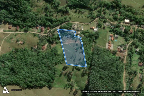 Imagem de satélite de ANDRINO LEOPOLDO FERREIRA - Única em Biguaçu - SC