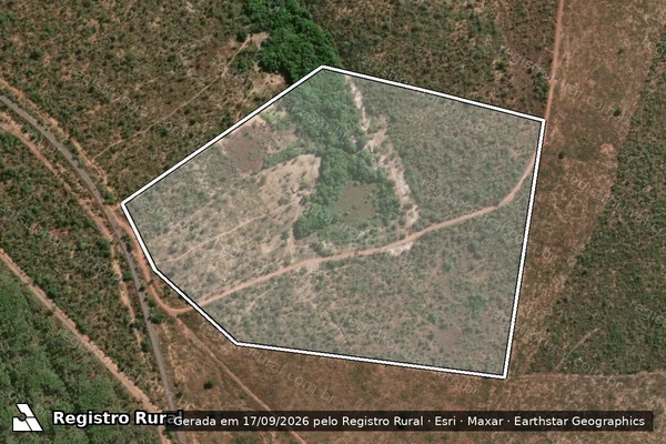 Imagem de satélite de GL. PALMEIRANTE ? LOTE 88-F ? Chácara Pai e Filho - LOTE 88-F em Palmeirante - TO
