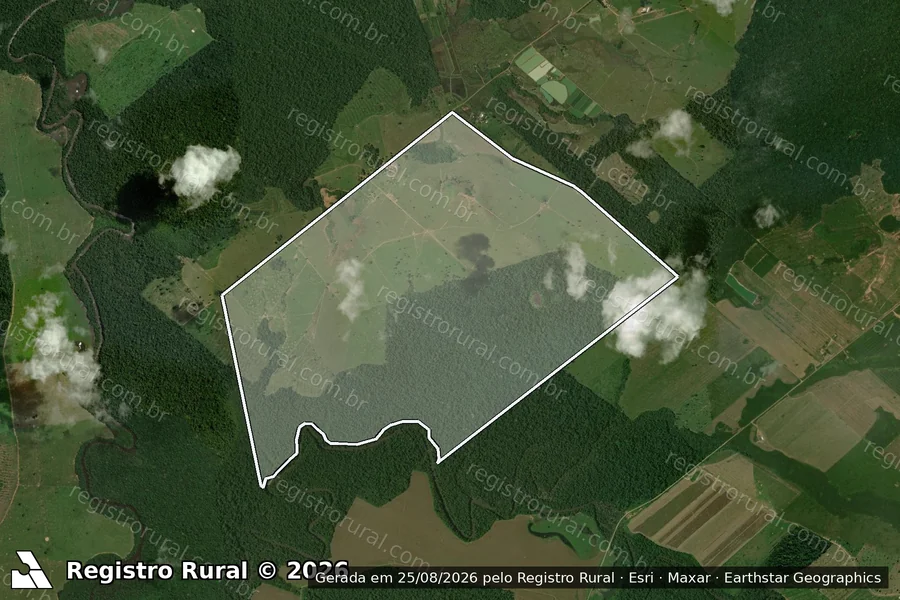 Imagem aérea do item B
