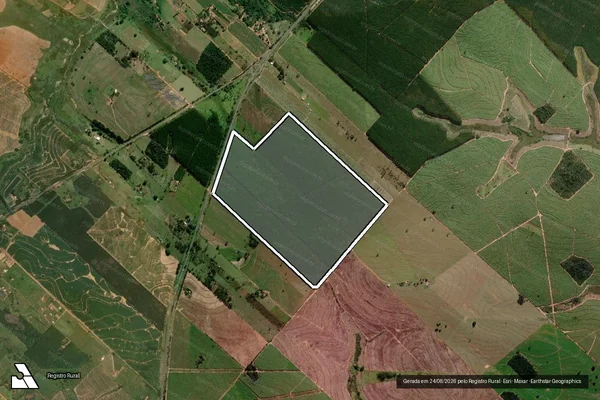 Imagem de satélite de FAZENDA BENVINDA em Getulina - SP
