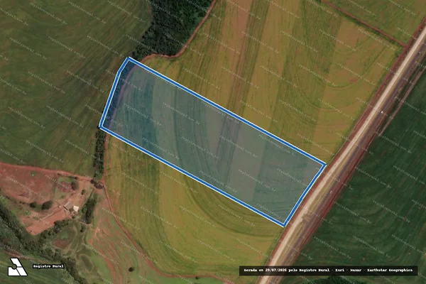 Imagem de satélite de Lote nº 500-AP-3 do imóvel Lopeí ou São Francisco - Lote 500-AP-3 em Cascavel - PR