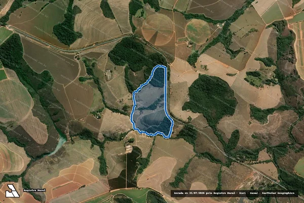 Imagem de satélite de Fazenda Monte Verde - Gleba única em Perdizes - MG