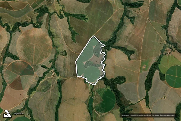 Imagem de satélite de FAZENDA INVERNADA DO AMARGOSO - 001 em Araxá - MG