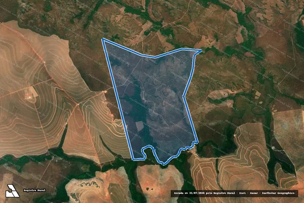Imagem de satélite de FAZENDA CASTELO - Parte 1 em Balsas - MA