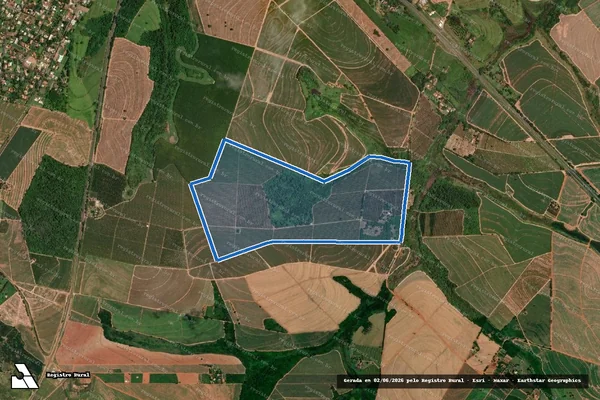Imagem de satélite de Fazenda Barra Grande - Parte 1 em Catanduva - SP