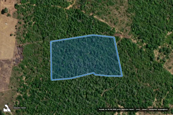 Imagem de satélite de FAZENDA JABOTICABA - Parte 16 em Lajedo do Tabocal - BA
