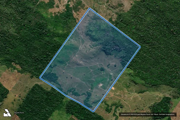 Imagem de satélite de SÍTIO ALMEIDA DA SILVA - LOTE 27 - SETOR RIBEIRÃO GRANDE - GLEBA CASTRO ALVES