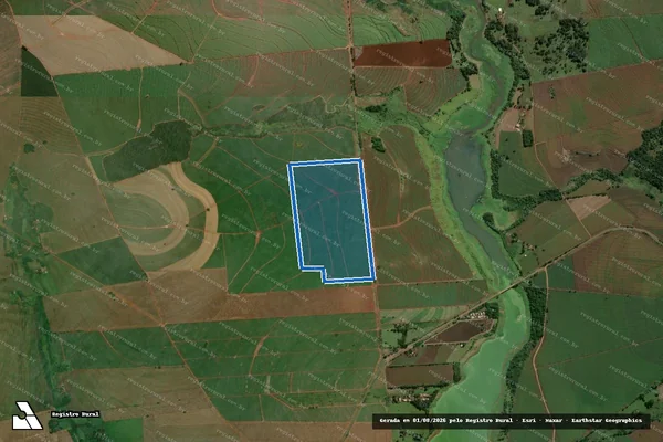 Imagem de satélite de Fazenda Marambaia - Gleba B em Rancharia - SP