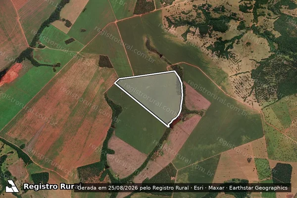 Imagem de satélite de FAZENDA SAPE DE CIMA - 001 em Caldas Novas - GO