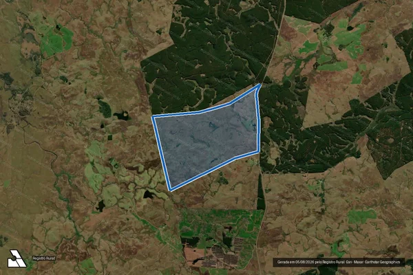 Imagem de satélite de Fazenda Pai João - Parte 1 em São Francisco de Paula - RS