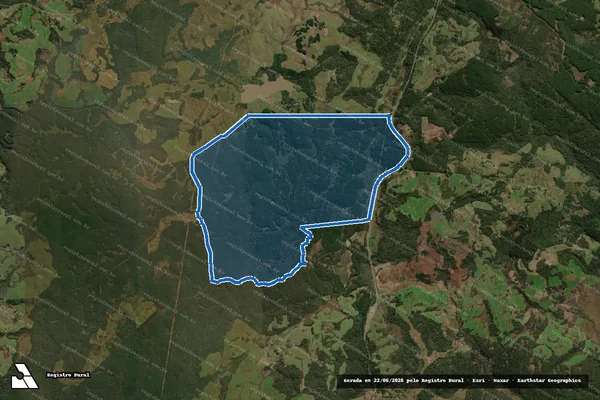 Imagem de satélite de Fazenda Imbuia em Santa Cecília - SC