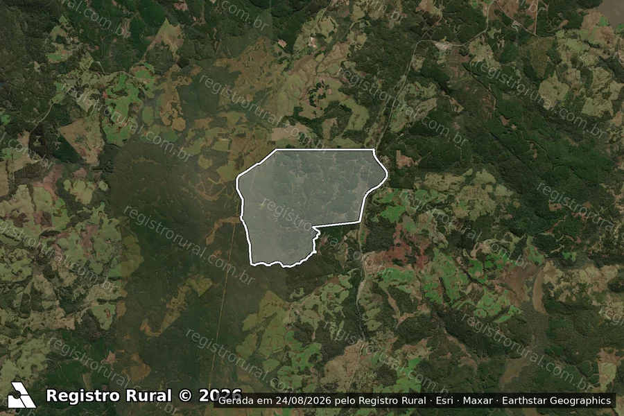 Imagem aérea do item B