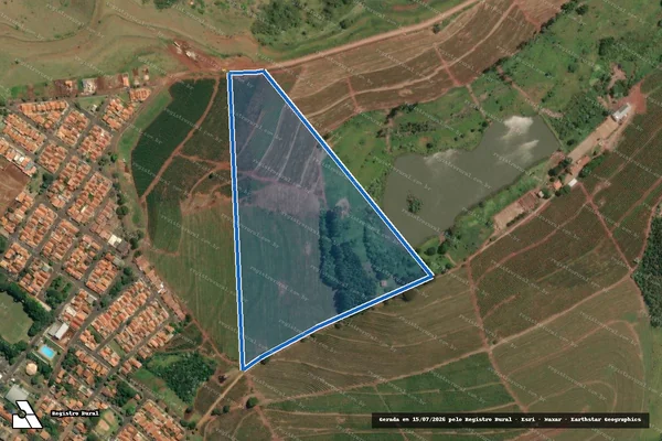 Imagem de satélite de FAZENDA SÃO LUIZ  - Gleba 2 em Timburi - SP