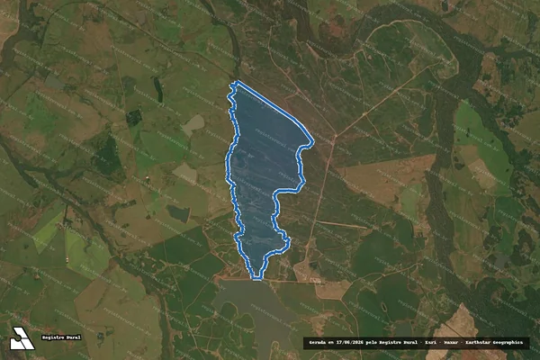 Imagem de satélite de Fazenda São José - Parte 1 em São Borja - RS