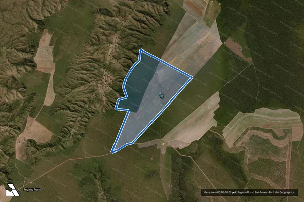 Imagem de satélite de Fazenda Palotina - Parte 1 em Sebastião Barros - PI
