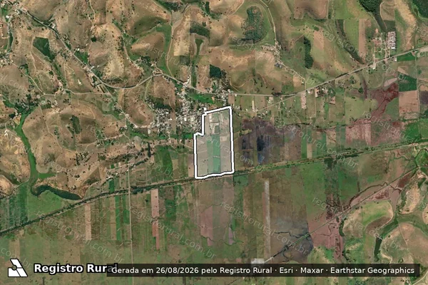 Imagem de satélite de FAZENDA GARRAFAO - GLEBA A em Itapemirim - ES